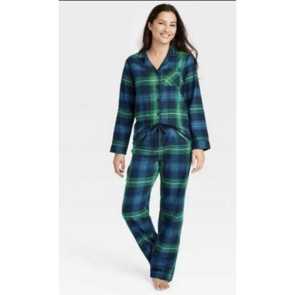 Wondershop Other - Target Wondershop Blue and Green Plaid Pajama Set